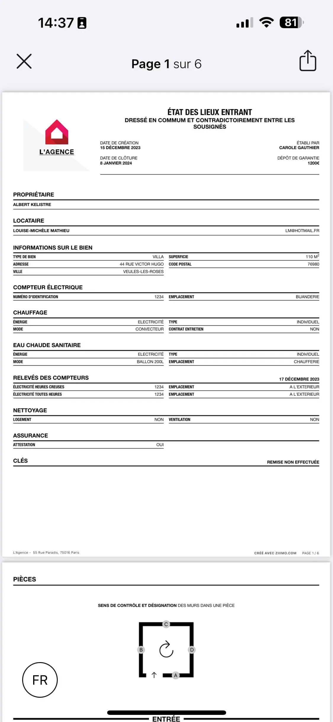 Un PDF clair et concis